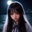 用户深夜emo小仙女头像，温柔女生侧脸